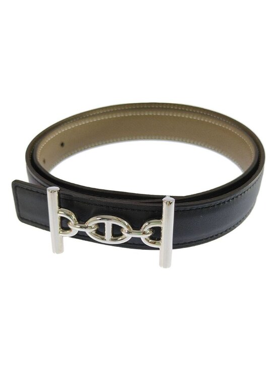 Hermes 75 Sbule Etoupe leto Black Belt main image 5